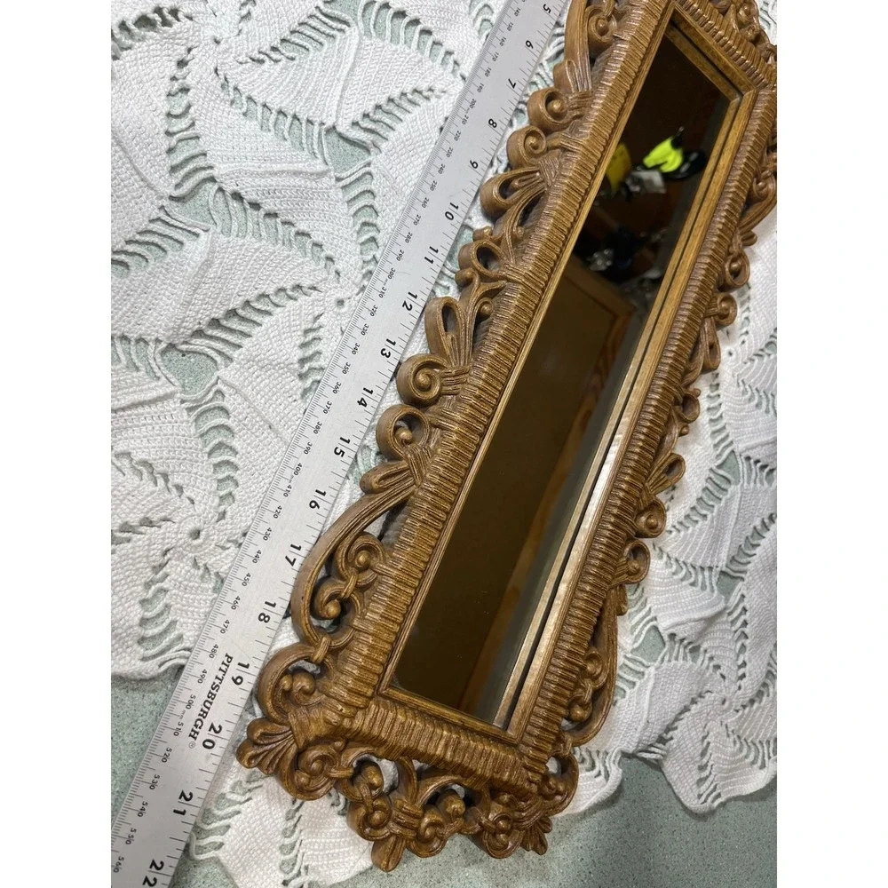 MCM Boho Style Homco Dart Faux Wicker Rattan  21